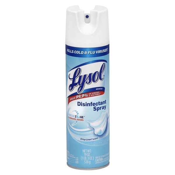 Lysol Fresh Zone Crisp Linen Scent Disinfectant Spray 19 oz 1920079329